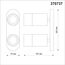 NOVOTECH 370737 OVER NT21 254 черный Светильник накладной IP20 GU10 9W 235V FLAX, изображение 2
