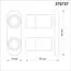 NOVOTECH 370737 OVER NT21 254 черный Светильник накладной IP20 GU10 9W 235V FLAX, изображение 2