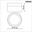 NOVOTECH 359446 OVER NT24 000 черный Светильник накладной светодиодный IP20 LED 18W 220-240V 4000K 1170Лм AURA, изображение 2