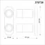 NOVOTECH 370738 OVER NT21 254 белый Светильник накладной IP20 GU10 9W 235V FLAX, изображение 2