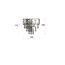 Fluorite FL1060-3W Бра Majeste Gold, изображение 4