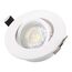 Denkirs DK3020-WH Встраиваемый светильник, IP 20, 10 Вт, GU5.3, LED, белый, пластик, изображение 2