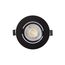 Denkirs DK3020-BK Встраиваемый светильник, IP 20, 10 Вт, GU5.3, LED, черный, пластик