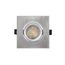 Denkirs DK3021-CM Встраиваемый светильник, IP 20, 10 Вт, GU5.3, LED, серый, пластик