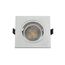 Denkirs DK3021-CM Встраиваемый светильник, IP 20, 10 Вт, GU5.3, LED, серый, пластик, изображение 3