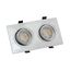 Denkirs DK3022-CM Встраиваемый светильник, IP 20, 10 Вт, GU5.3, LED, серый, пластик, изображение 2