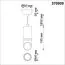 NOVOTECH 370909 OVER NT22 251 черный/золото Светильник накладной IP20 GU10 9W 220V DELTA, изображение 2