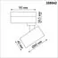 NOVOTECH 358942 PORT NT22 106 черный Светильник трековый однофазный трехжильный IP20 LED 4000К 15W 220V EDDY, изображение 2