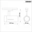 NOVOTECH 358593 PORT NT21 111 черный Светильник трековый однофазный трехжильный IP20 LED 4000K 30W 175-245V DEP, изображение 2