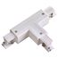 NOVOTECH 135058 PORT NT19 137 белый Соединитель "Т" правый внутренний с токопроводом для трехфазн.шинопровода
