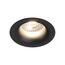 Denkirs DK3024-BK Встраиваемый светильник, IP 20, 10 Вт, GU5.3, LED, черный, пластик
