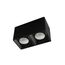 Denkirs DK3085-BK+CH Светильник накладной IP 20, 10 Вт, GU5.3, LED, черный/хром, пластик