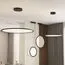 Denkirs DK6620-BK Подвесной горизонтальный светильник Veil со светодиодом H900 d1000 220V 82W 3000-6000K IP20 черный алюминий, изображение 5
