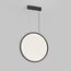 Denkirs DK6606-BK Подвесной вертикальный светильник Veil со светодиодом H1700 d600 220V 48W 3000-6000K IP20 черный алюминий, изображение 3