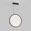 Denkirs DK6606-BK Подвесной вертикальный светильник Veil со светодиодом H1700 d600 220V 48W 3000-6000K IP20 черный алюминий