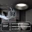 Denkirs DK3103-BK Встраиваемый влагозащищенный светильник, IP 65, 10 Вт, GU5.3, LED, черный, пластик, изображение 3