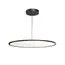 Denkirs DK6620-BK Подвесной горизонтальный светильник Veil со светодиодом H900 d1000 220V 82W 3000-6000K IP20 черный алюминий, изображение 4