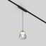 Denkirs DK5317-BK Светильник для трека Air, серия Hang 3000 со светодиодом, ?90*86mm, 48V DC, 4W, RA?95, 120°, 3000K, IP20, черный, алюминий, стекло, акрил