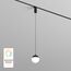Denkirs DK8056-BK Подвесной светильник SMART MOON 12W DIM 3000K-6000K, черный, алюминий, акрил