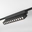Denkirs DK5368-BK Светильник для трека Air, серия Grill 2700-6500 со светодиодом, L230*W26*H60мм, 48V DC, 12W, RA?90, 36°, 2700-6500K, IP20, черный, алюминий