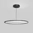 Denkirs DK6620-BK Подвесной горизонтальный светильник Veil со светодиодом H900 d1000 220V 82W 3000-6000K IP20 черный алюминий, изображение 2