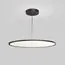 Denkirs DK6620-BK Подвесной горизонтальный светильник Veil со светодиодом H900 d1000 220V 82W 3000-6000K IP20 черный алюминий