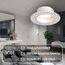 Denkirs DK3055-WH Встраиваемый светильник, IP 20, 10 Вт, GU5.3, LED, белый, пластик, изображение 3