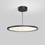 Denkirs DK6616-BK Подвесной горизонтальный светильник Veil со светодиодом H900 d600 220V 48W 3000-6000K IP20 черный алюминий
