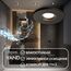 Denkirs DK2036-BK Встраиваемый светильник влагозащ., IP 44, до 15 Вт, GU10, LED, черный, алюминий, изображение 3