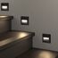 Denkirs DK3050-BK Светильник встраиваемый в стену, IP 20, LED 3000, 1 Вт, черный пластик, изображение 3