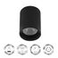 Denkirs DK3110-BK Светильник накладной IP 20, 10 Вт, GU5.3, LED, черный, пластик