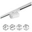 Denkirs DK6501-WH Трековый светильник IP 20, 10 Вт, GU10, LED, белый, пластик
