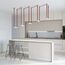 Denkirs DK5570-WB Cветильник для трека-ремня Belty, серия Grill, со светодиодом, L323*W40*H45мм, 48V DC, 12W, RA90, 24°, 4000K, IP20, белый с черным, алюминий, изображение 4
