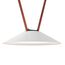 Denkirs DK5565-WH+BK Cветильник для трека-ремня Belty, серия Flow, со светодиодом, D300*H71мм, 48V DC, 12W, RA90, 120°, 3000K, IP20, белый с черным, алюминий, изображение 3