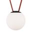 Denkirs DK5552-BK Cветильник для трека-ремня Belty, серия Orb, со светодиодом, D180*H181мм, 48V DC, 10W, RA90, 120°, 4000K, IP20, белый, акрил, изображение 5