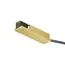 Denkirs TR5721-SB Подвод питания универсальный (середина/торец) для трека SHINE BASE, 48V DC, IP20, сатинированная латунь, алюминий, изображение 3