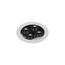 Denkirs DK2510-WB Встраиваемый светильник SPACE со светодиодом d65 220V 8W 38° 4000К IP20 белый/черный алюминий, изображение 4