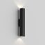 Denkirs DK5022-BK Настенный светильник, IP20, до 15 Вт, LED, 2xGU10, черный, алюминий