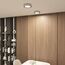 Denkirs DK2841-WB Накладной светильник DUAL 18+18 Вт, LED 4000K, IP 20, d212mm, белый/черный, алюминий/акрил, изображение 6