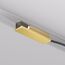 Denkirs TR5721-SB Подвод питания универсальный (середина/торец) для трека SHINE BASE, 48V DC, IP20, сатинированная латунь, алюминий, изображение 2