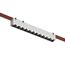 Denkirs DK5571-WB Cветильник для трека-ремня Belty, серия Grill, со светодиодом, L323*W40*H45мм, 48V DC, 12W, RA90, 24°, 3000K, IP20, белый с черным, алюминий, изображение 3