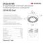 Denkirs DK2440-WB Встраиваемый светильник DUAL 5+5 Вт, LED 4000K, IP 20, d90mm, белый/черный, алюминий/акрил, изображение 7