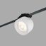 Denkirs DK5540-WH+BK Поворотный светильник для трека-ремня Belty, серия Spot, со светодиодом, D100*H107мм, 48V DC, 12W, RA90, 38°, 4000K, IP20, белый с черным, алюминий, изображение 2