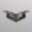 Denkirs TR5731-DN Угловой элемент для трека SHINE BASE 90° потолок-потолок, темный никель, алюминий