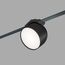Denkirs DK5642-BK Поворотный светильник для трека-ремня Belty Smart, серия Spot, со светодиодом, D100*H107мм, 48V DC, 12W, RA90, 120°, 3000-5700K, IP20, черный, алюминий, изображение 2