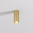 Denkirs DK2615-SB Накладной светильник SHINE TUBE со светодиодом, D45*H115, IP20, 3000К, 7W, RA?90, сатинированная латунь, алюминий