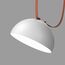 Denkirs DK5562-WH+BK Cветильник для трека-ремня Belty, серия Flow со светодиодом, D300*H171мм, 48V DC, 28W, RA90, 120°, 4000K, IP20, белый с черным, алюминий