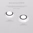 Denkirs DK2085-BK Фиксирующее кольцо для светильников серии INVIZ DK2080-WH, DK2081-WH, черное, ABS-пластик, изображение 3