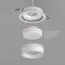 Denkirs DK2100-WH Встраиваемый светильник NIKO, IP 20, до 15 Вт, GX53, LED, белый, акрил, алюминий, изображение 3