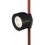 Denkirs DK5640-BK Поворотный светильник для трека-ремня Belty Smart, серия Spot, со светодиодом, D100*H107мм, 48V DC, 12W, RA90, 38°, 2700-6000K, IP20, черный, алюминий, изображение 5